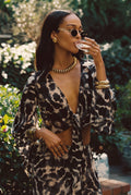 Rosario Tie Dye Wrap Top
