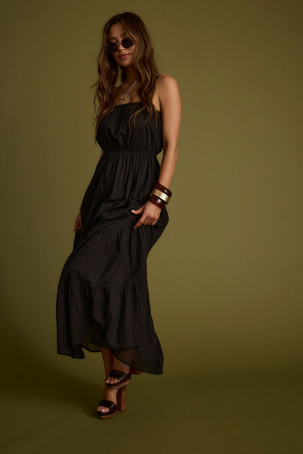 Darion Black Maxi Dress
