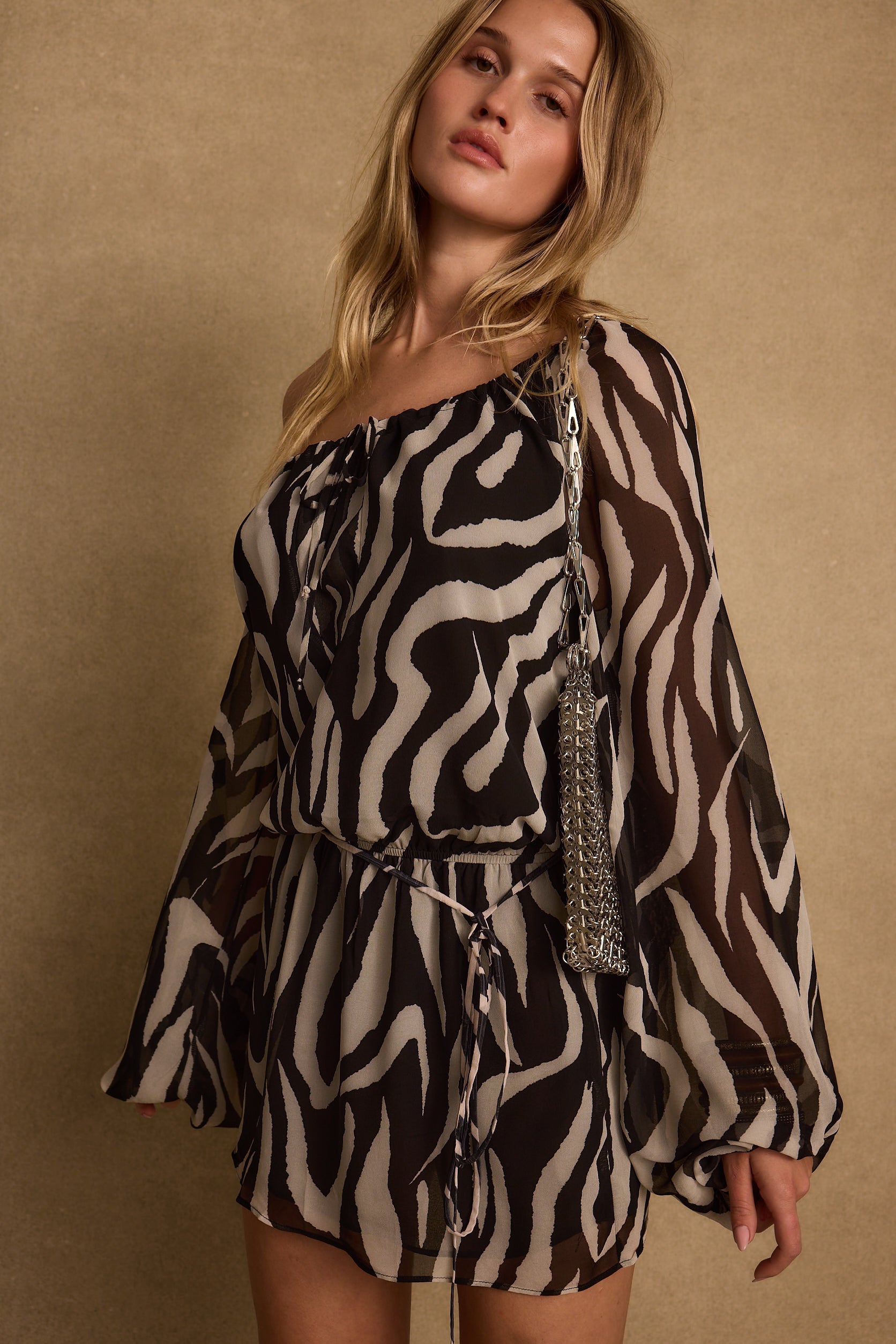 Gina Zebra Mini Dress Kinorjudaicashop Gina Zebra Mini Dress Kinorjudaicashop