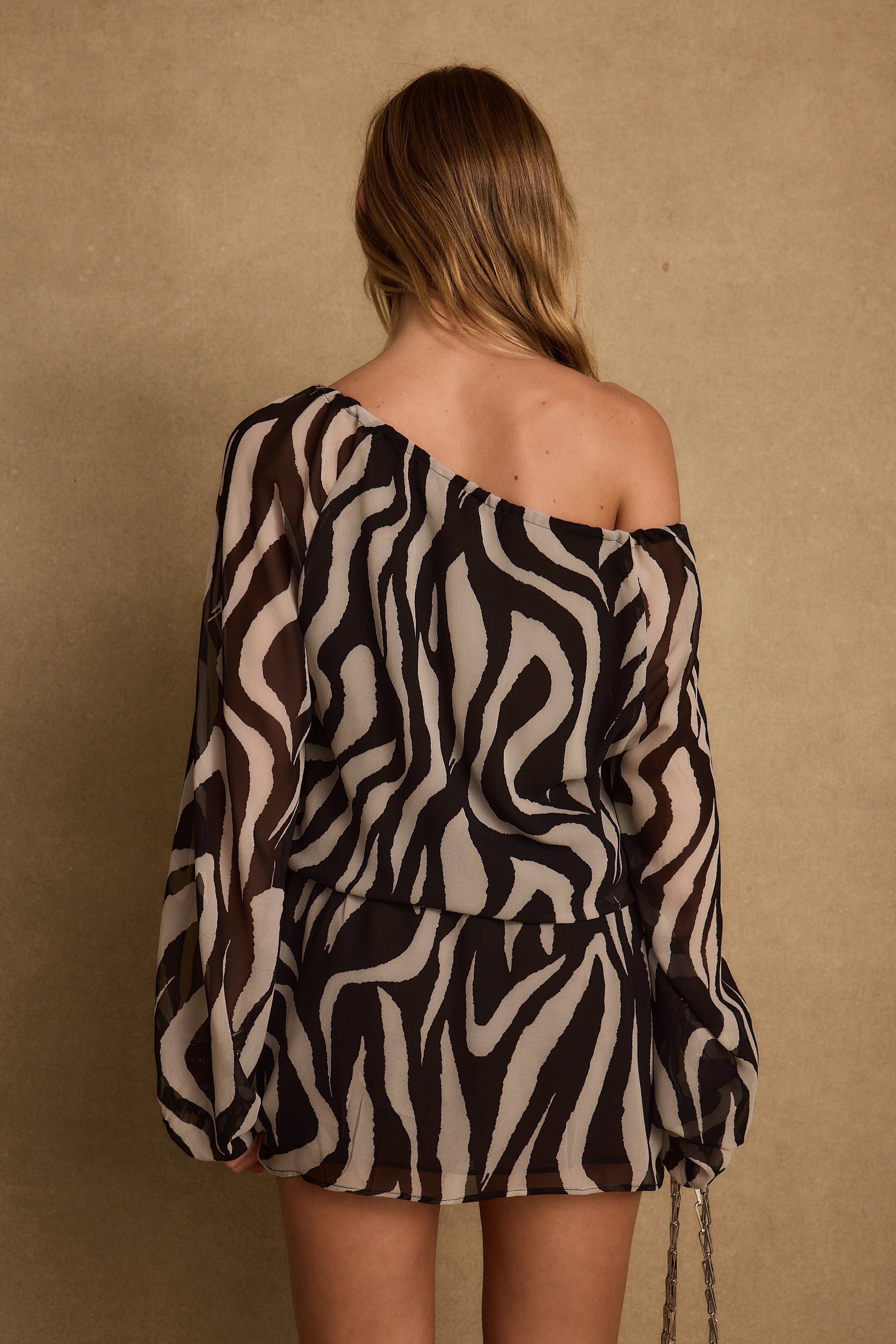 Gina Zebra Mini Dress