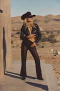 Happy Hour Black Fringe Pant