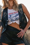 Desert Valley Drift Graphic White Tank