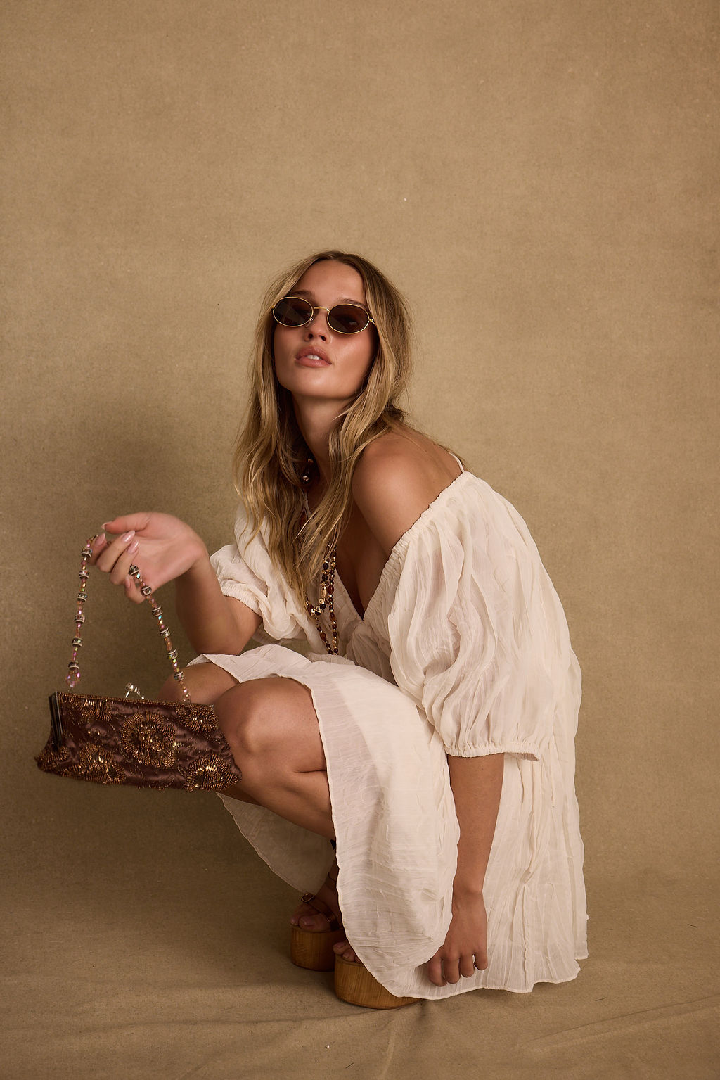 Nadia Ivory Mini Dress